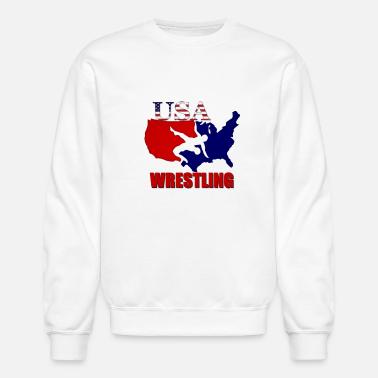 USA Wrestling' Unisex Crewneck 